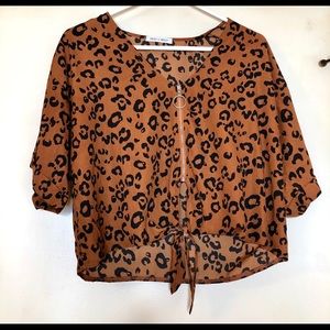 Leopard Blouse